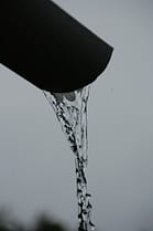 gutter water