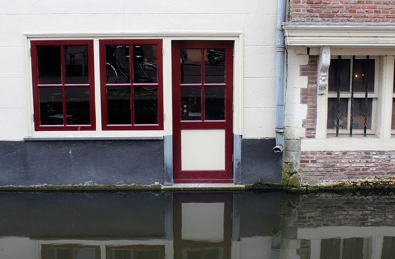 home with standing water